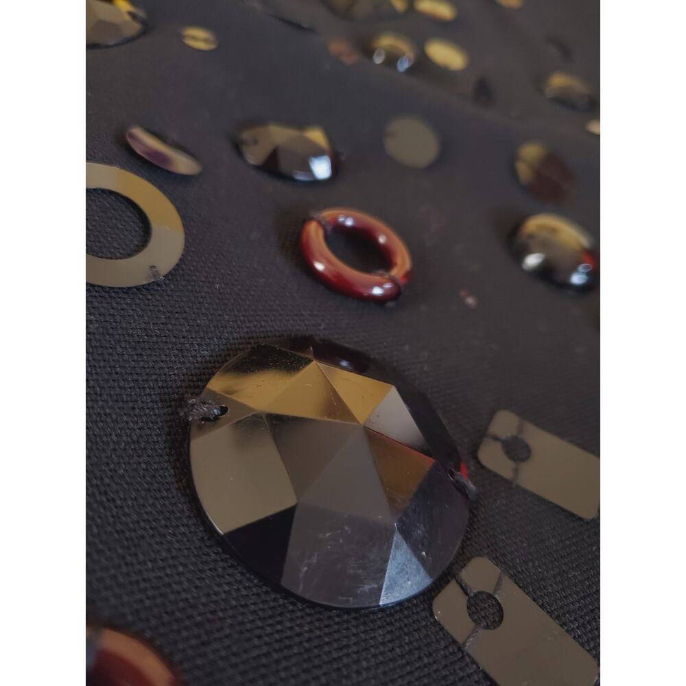 Moschino Black Wool A-Line Embellished Skirt Womens M - Picture 5 of 8